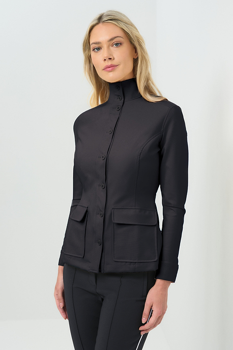 Reign Performance Twill Button Front Jacket