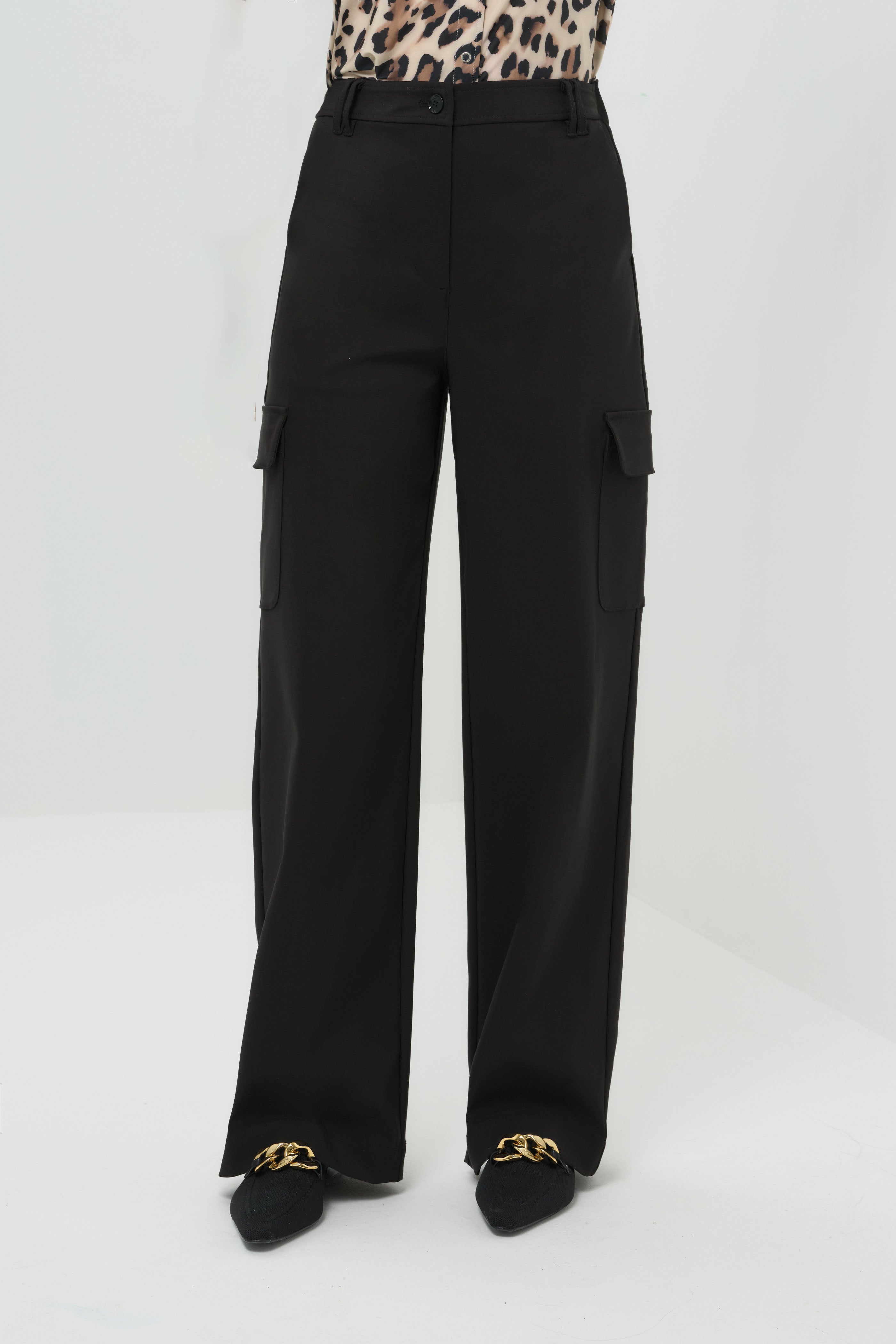 Hayes Recycled Wide Leg Cargo Pant