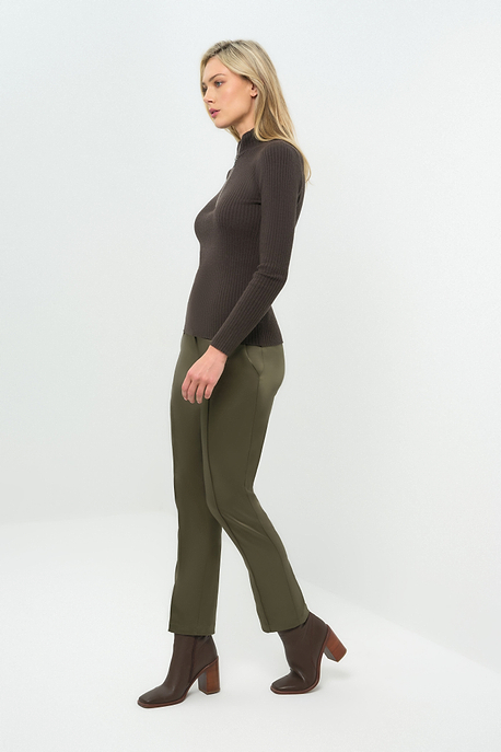 Stacey Ribbed Sweater In Espresso