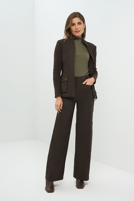 Greyson Mid-Weight Stretch Wide Leg Pant