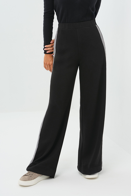 Mita Scuba Pull On Wide Leg Pant
