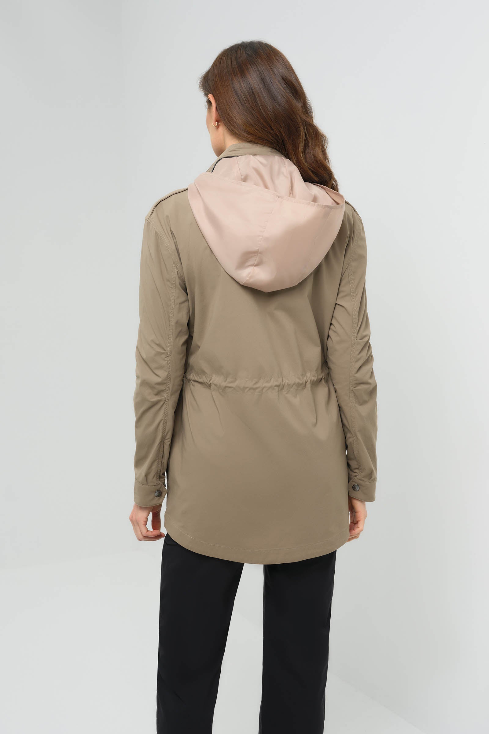 Courtney Lightweight Utility Jacket with Hood
