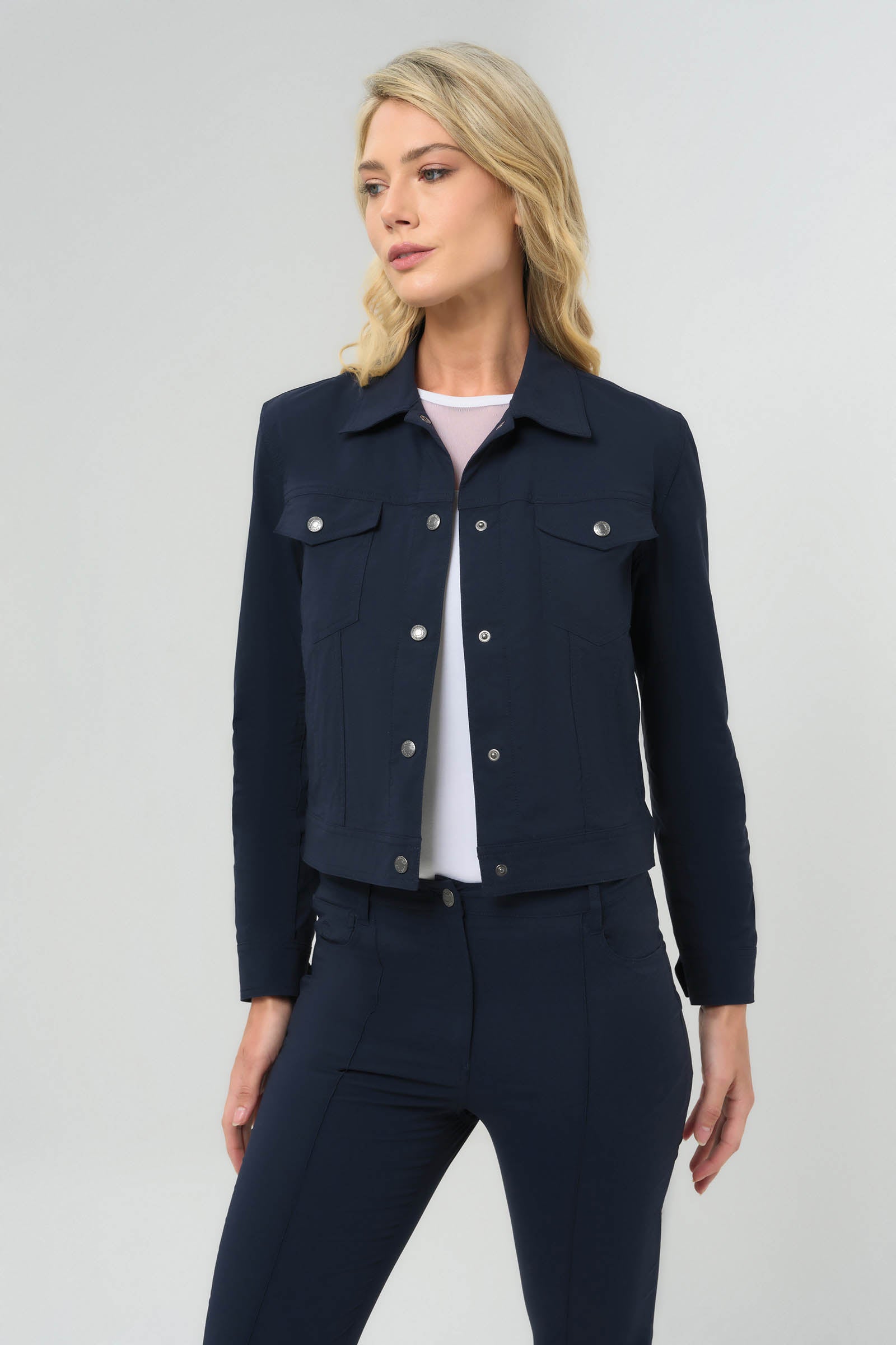 Delilah Ultra Light Weight Denim Style Jacket