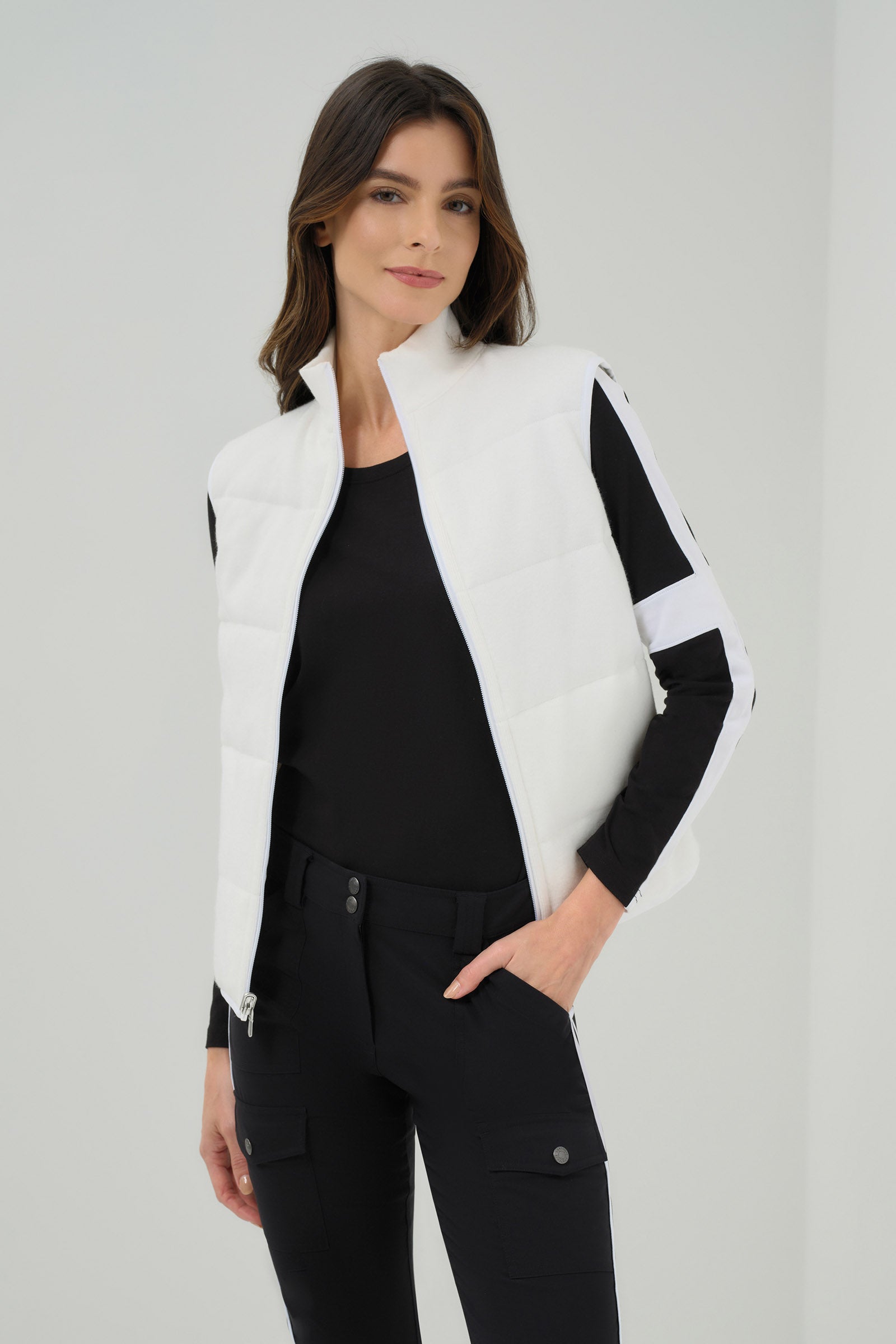 Terry Reversible Puffer Vest