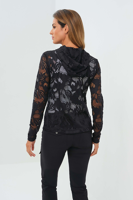 Lace Bree Jacket with Hood