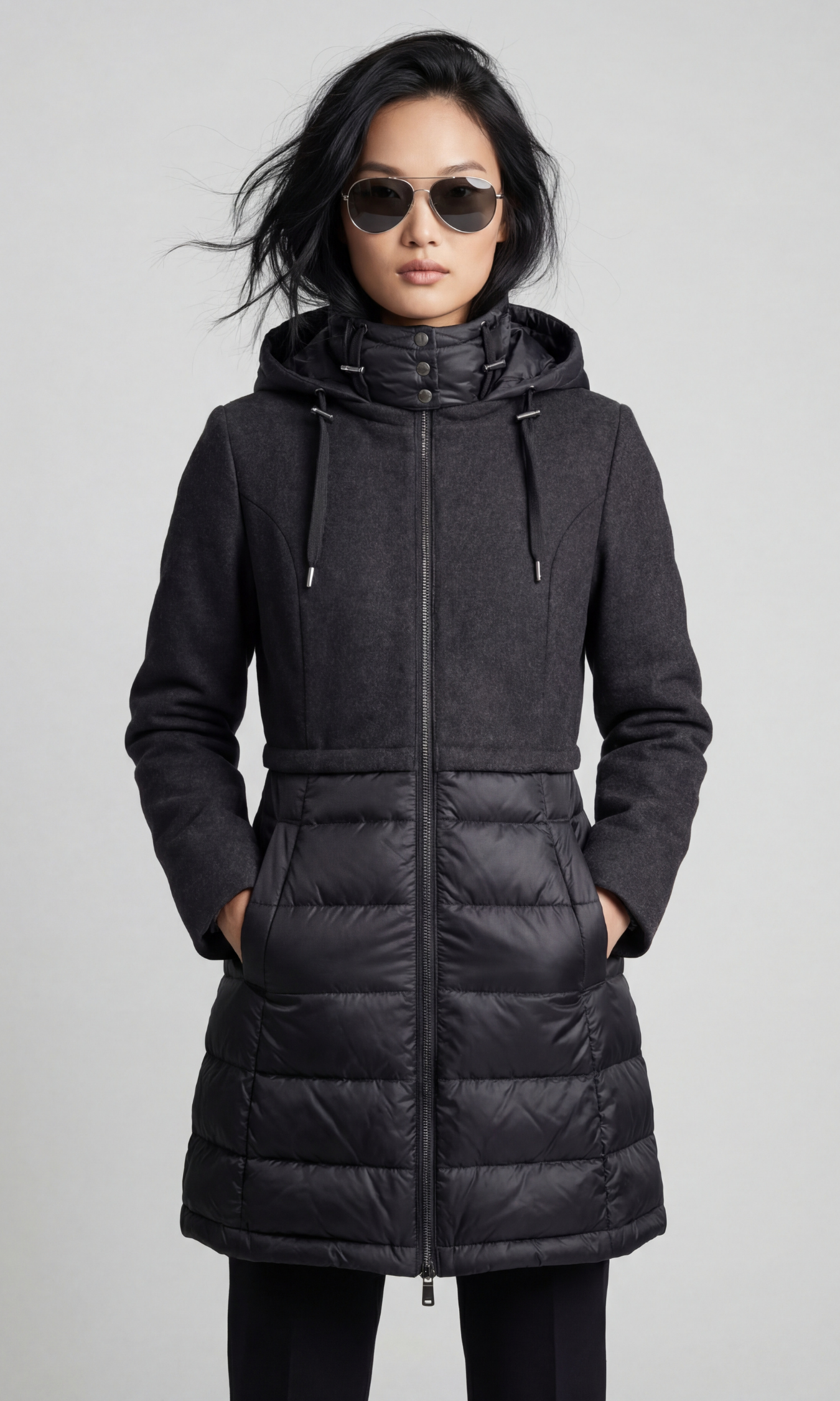 Marla 2.0 Mixed-Media Removable Hood Parka
