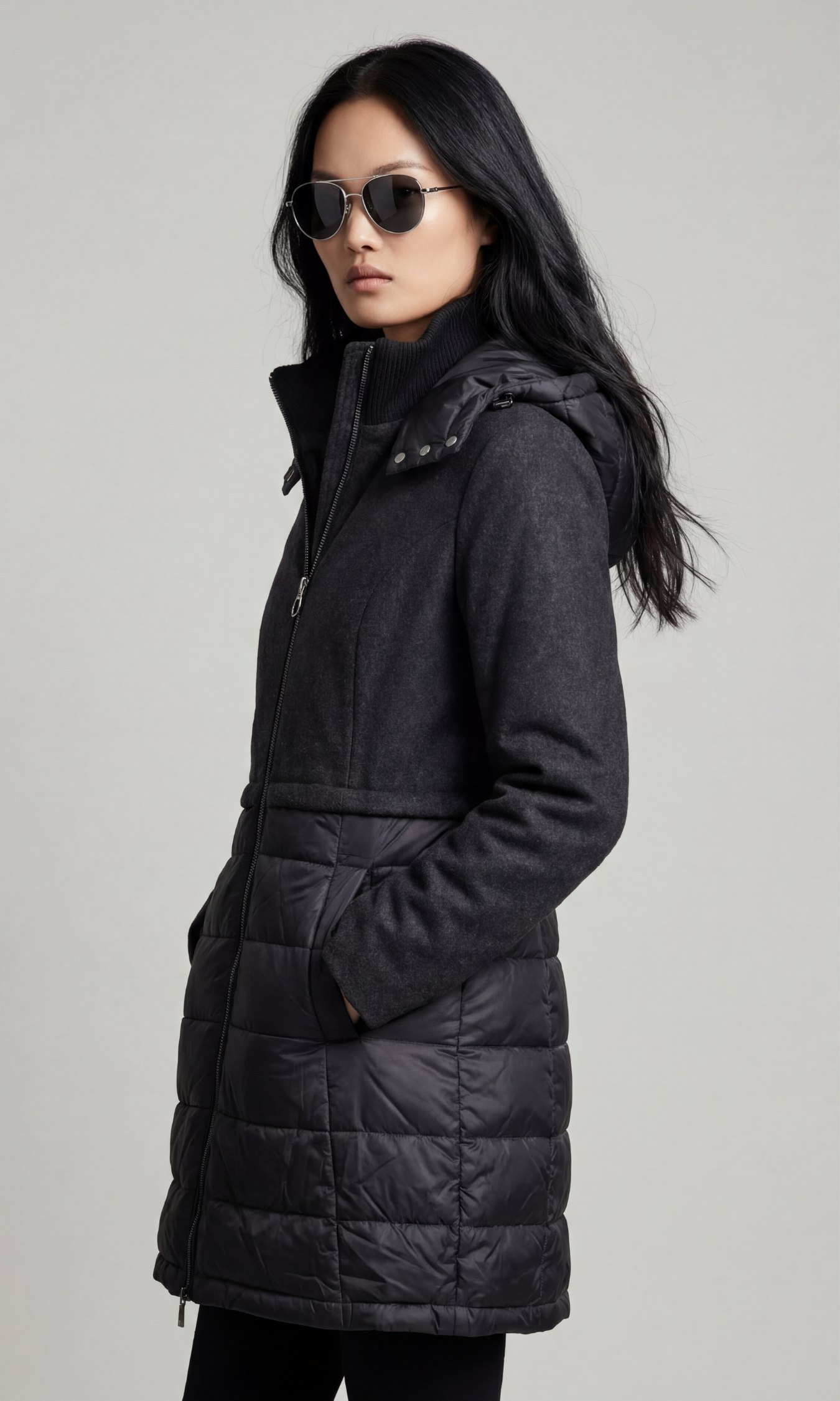 Marla 2.0 Mixed-Media Removable Hood Parka