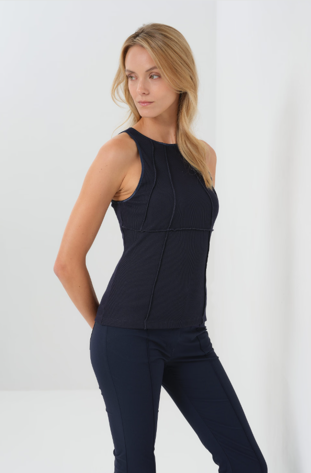 Callie Rib Halter Top PREORDER
