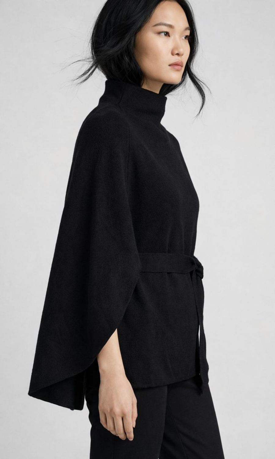 Kai Knit Waist Tie Cape