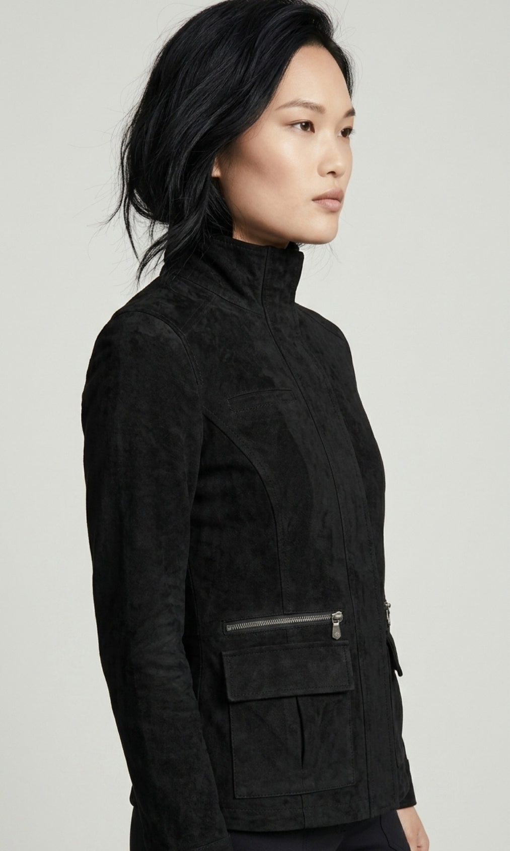 Kenya Faux Suede Safari Jacket