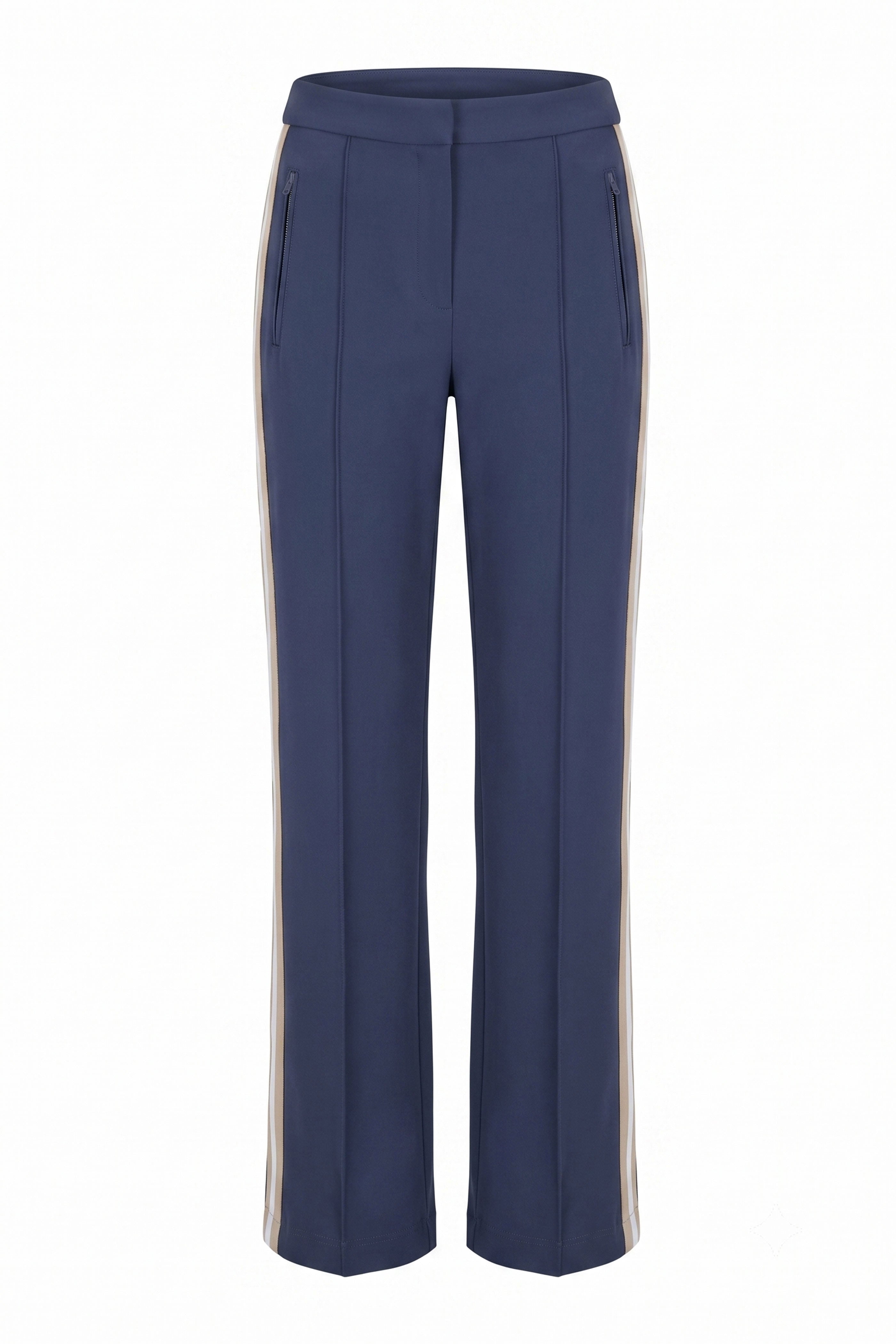 Suki Sport Aeroflow Side Stripe Straight Leg Twill Trouser