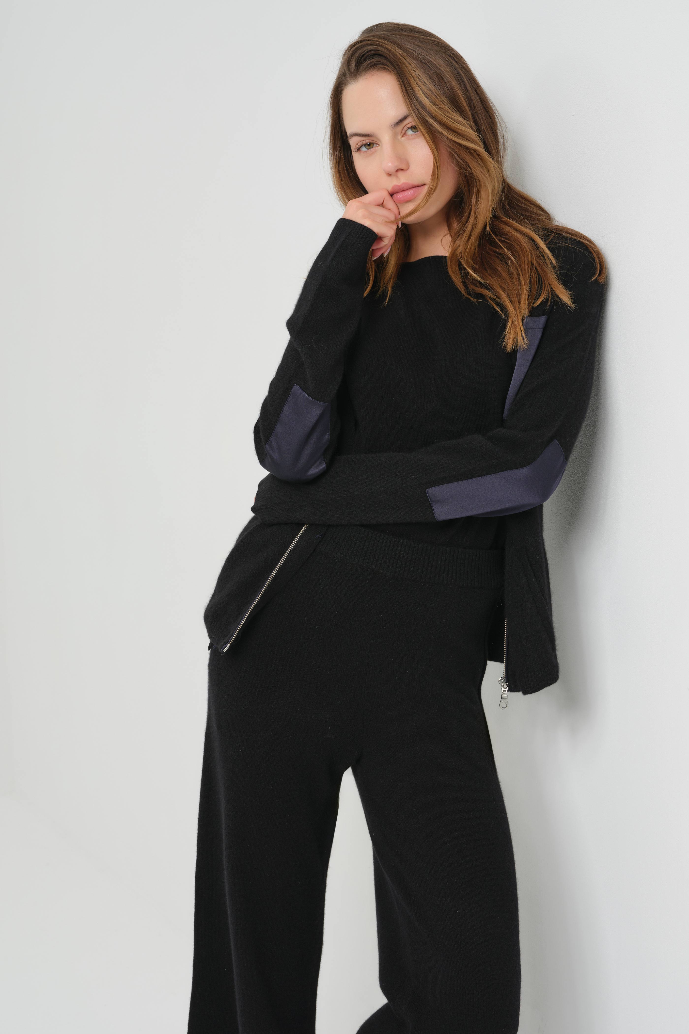 Cashmere Traveler Zip Front Hoodie