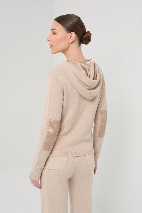 Cashmere Traveler Zip Front Hoodie
