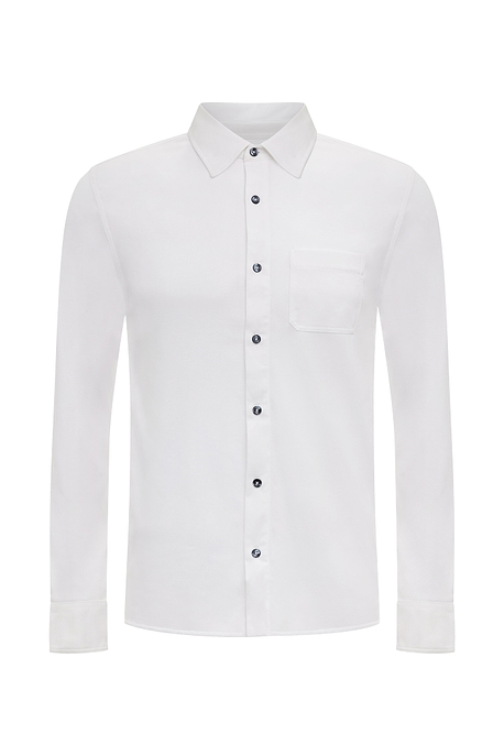 Nick Men's Piquet Button Down Shirt