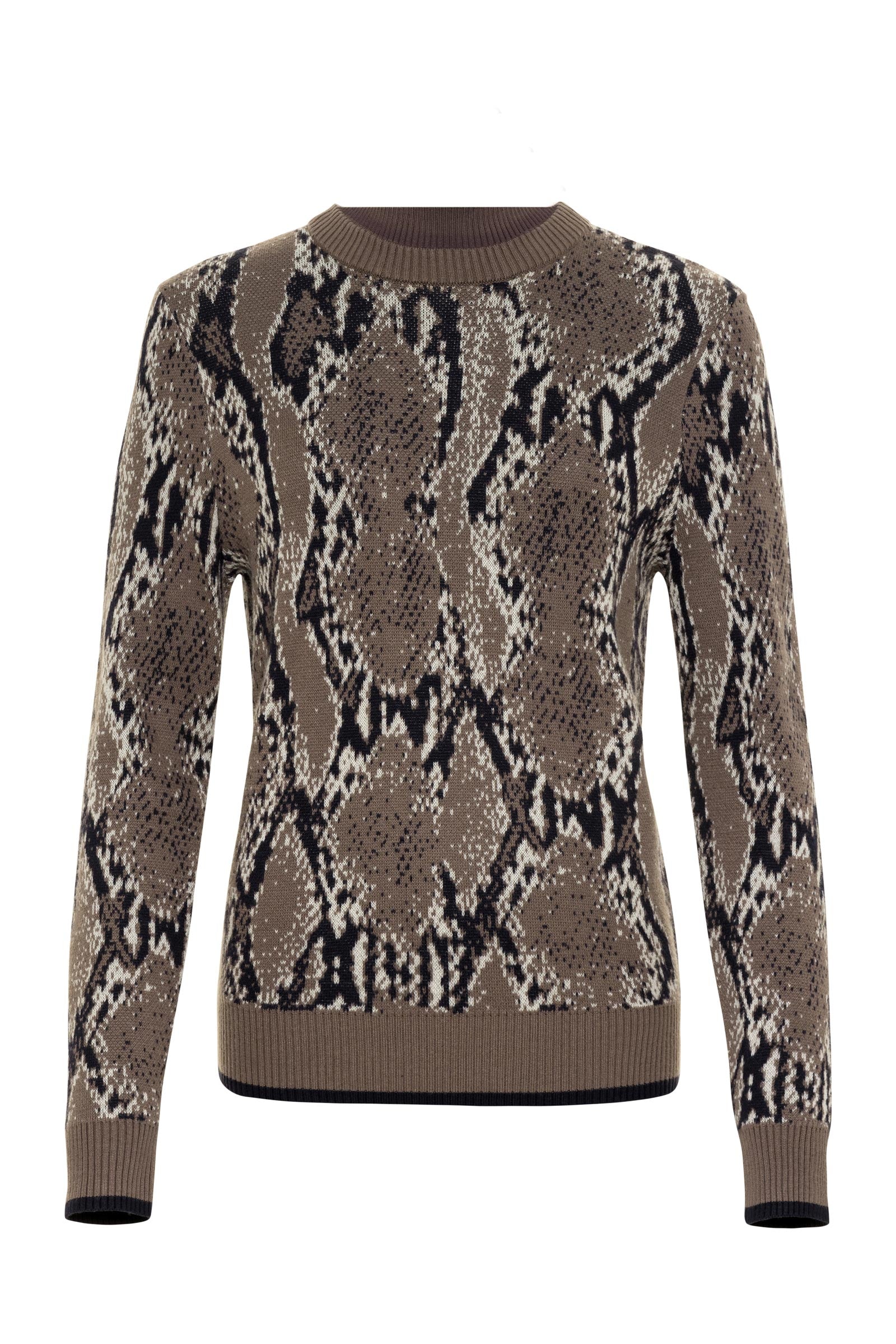Printed Archer Removable Turtleneck Sweater