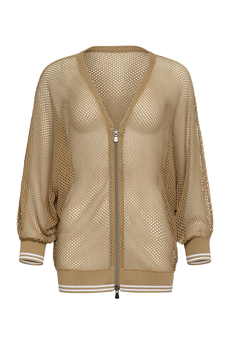 Elora Knit 3/4 Sleeve Full Zip Jacket