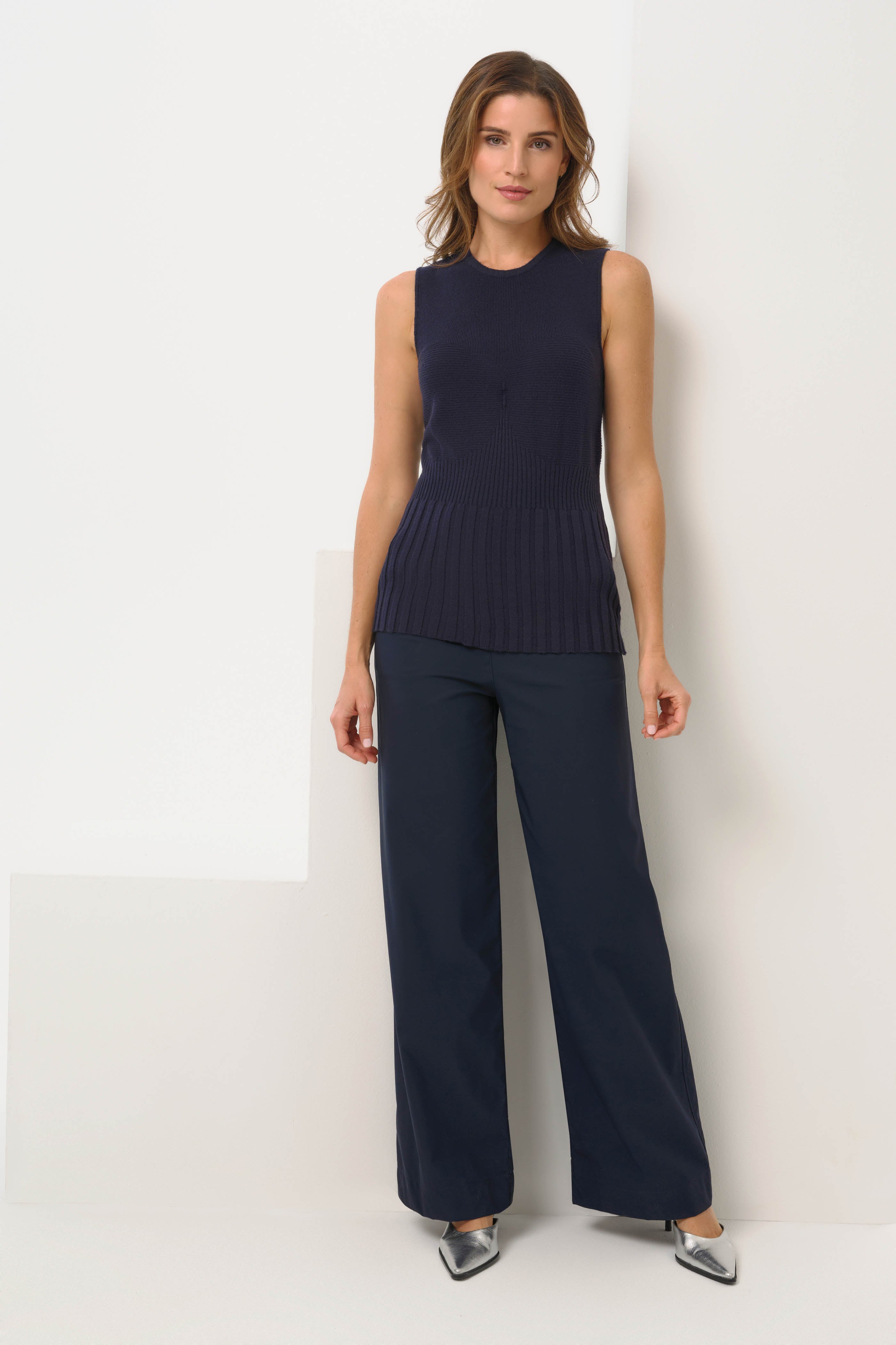 Brooklyn Wide Leg Mid-weight Pant