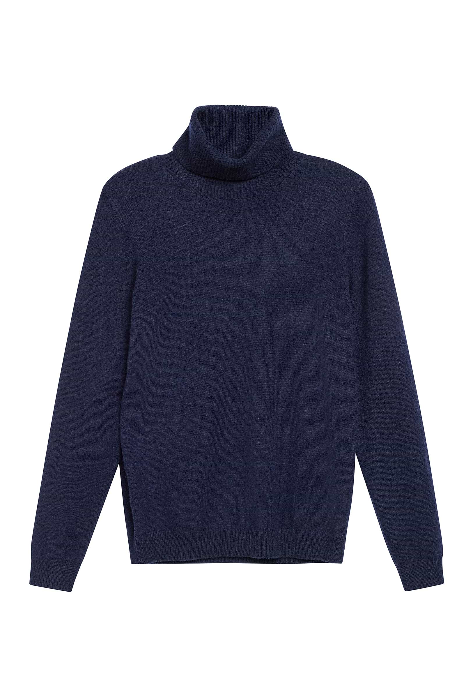 Emily Cashmere Turtleneck Sweater