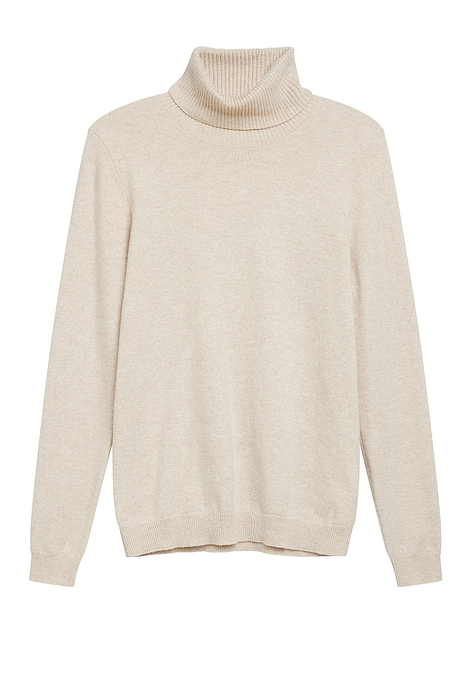 Emily Cashmere Turtleneck Sweater