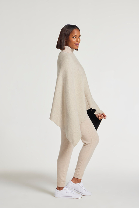 Oatmeal Heather || Sade Poncho