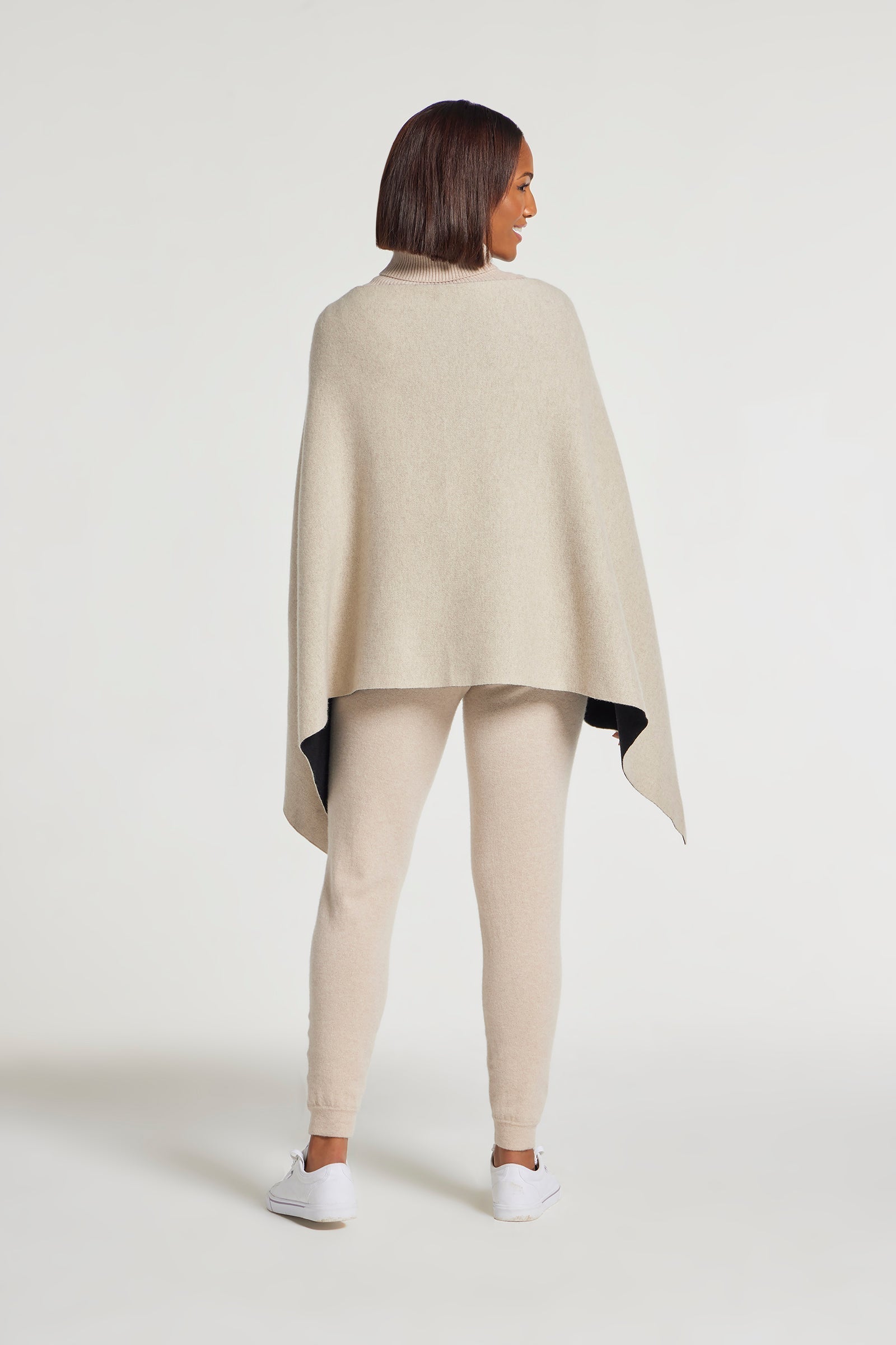 Oatmeal Heather || Sade Poncho