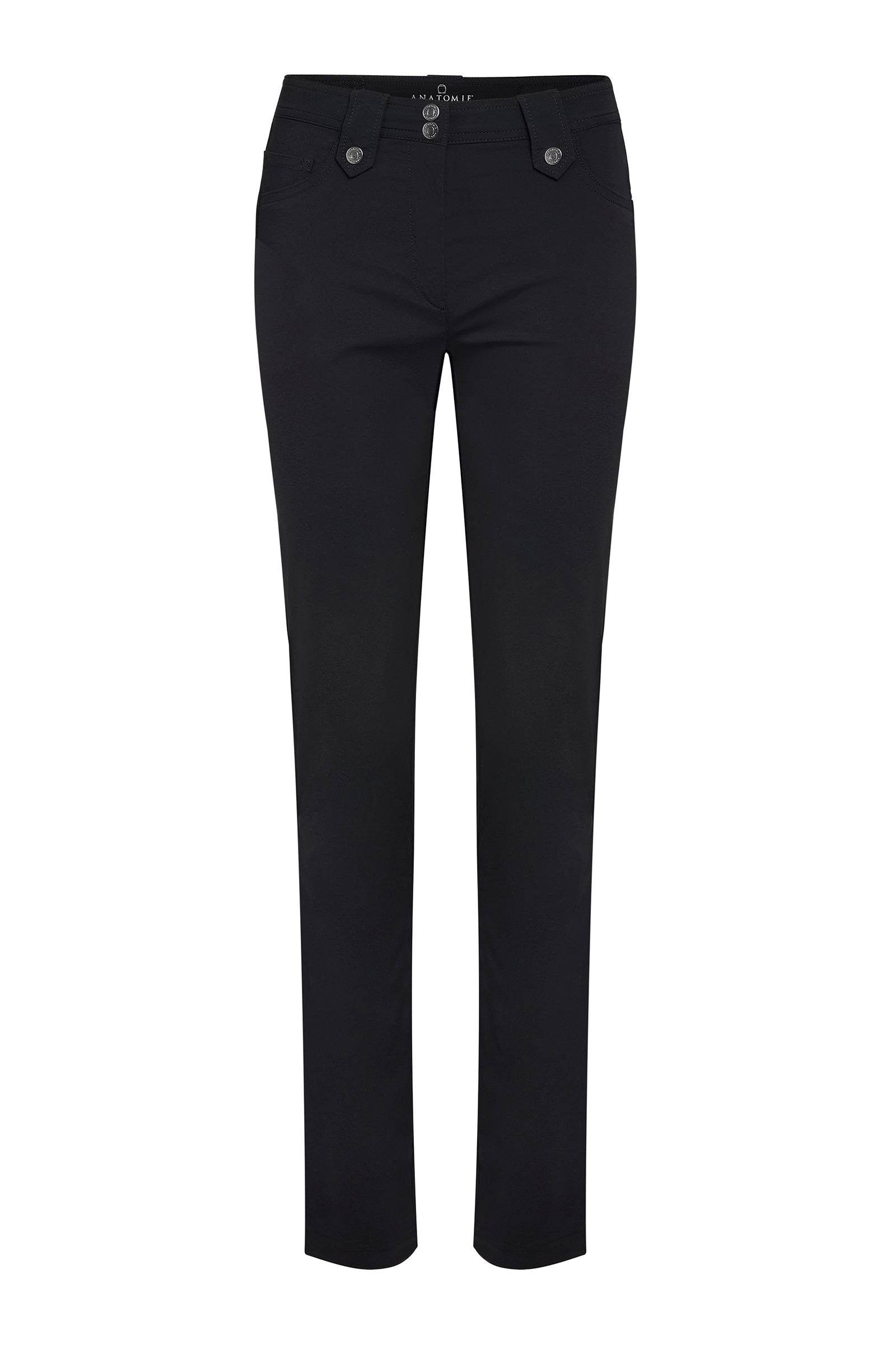 The Best Travel Pants. Flat Lay of the Skyler Travel Pant in Black