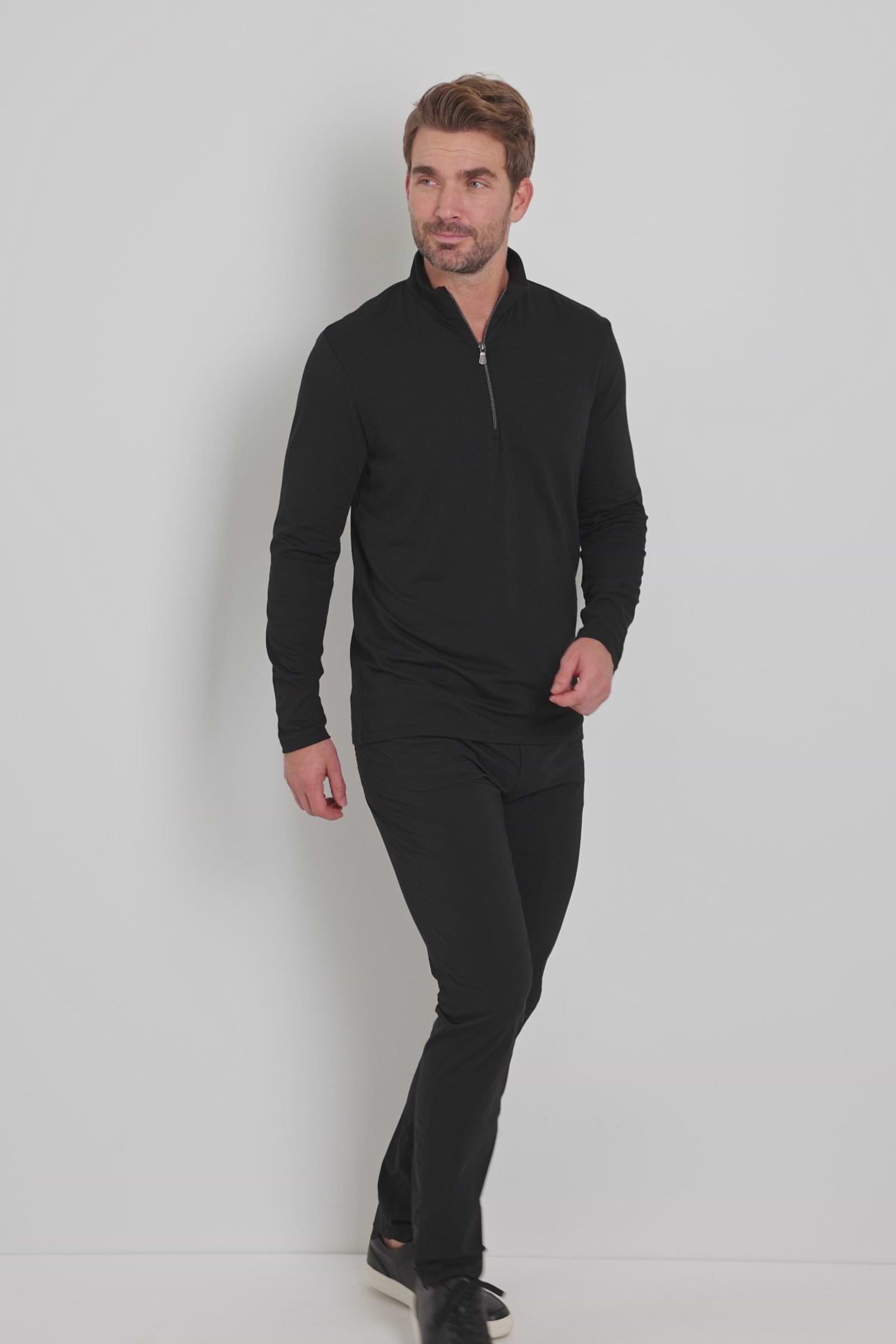 Video of a Men's Charlie Top in Black.