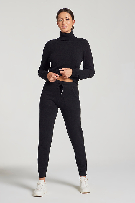 Black 8000 || Londone Cashmere Jogger