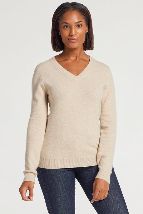 Oatmeal Heather || Etta Cashmere Sweater