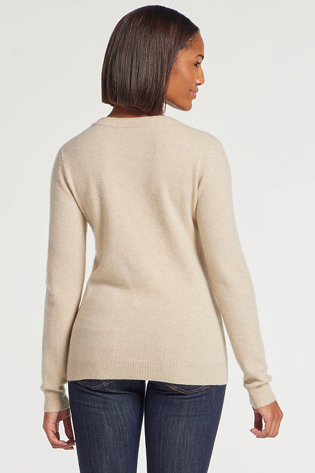 Oatmeal Heather || Etta Cashmere Sweater