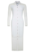 The Best Travel Dress. Flat Lay of a Colette Dress in White.