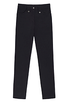 The Best Travel Pants. Flat Lay of the Skyler Cozy Fleece-Lined Travel Pant in Black