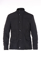 The Best Travel Jacket. Flat Lay of a Men's Mike Jacket in Black.