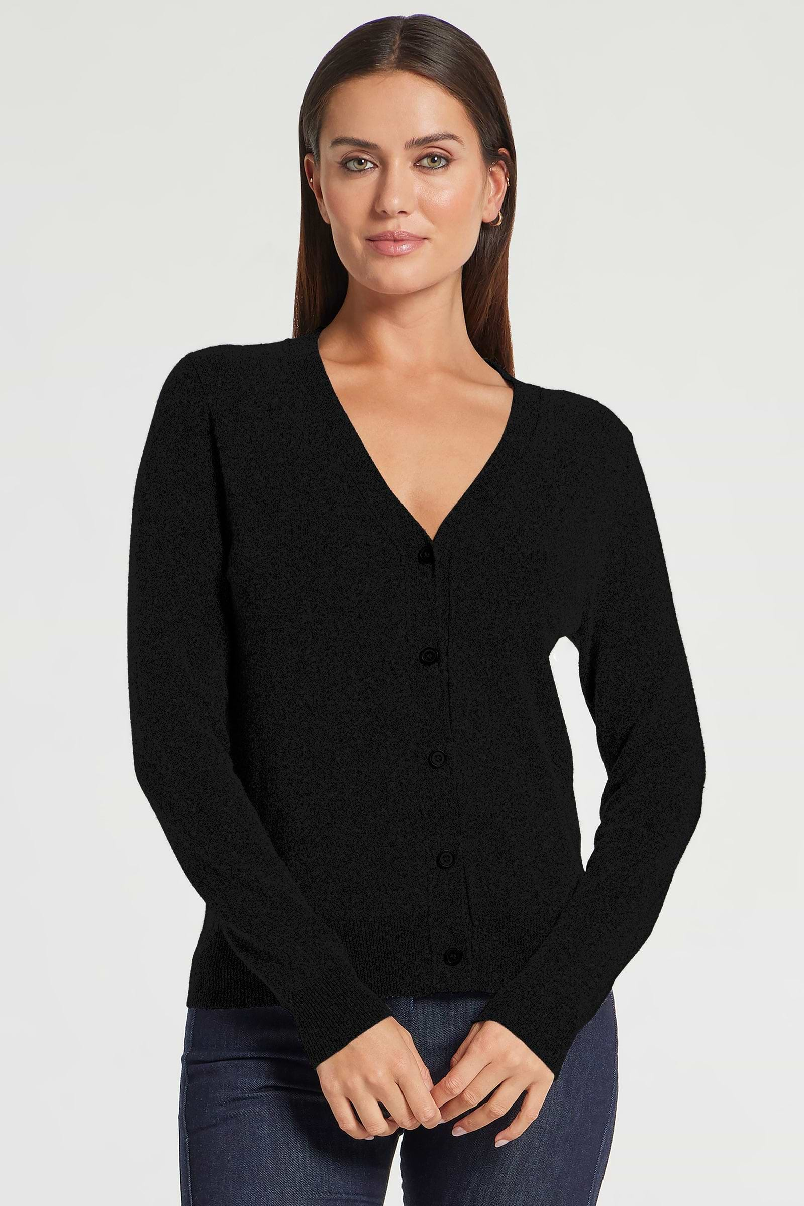 Black || Missy Cashmere Cardigan