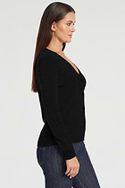 Black || Missy Cashmere Cardigan