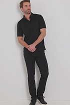 Video of a Men's Ryan Polo in Black.