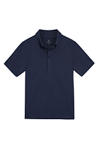 The Best Travel Top. Flat Lay of a Men's Ryan Polo in Navy.