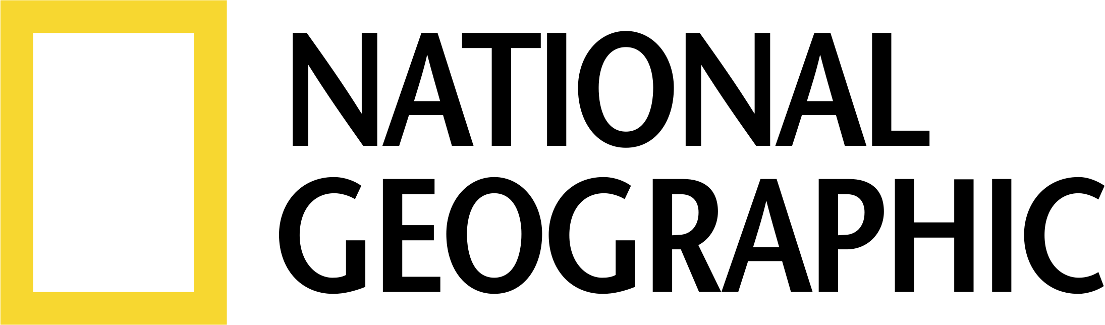 Yellow rectangle framing a black background.