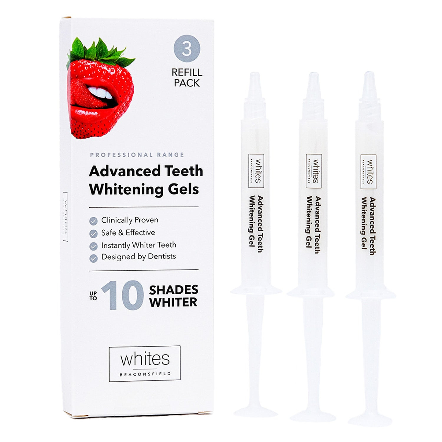 Advanced Whitening Refill Gels x3