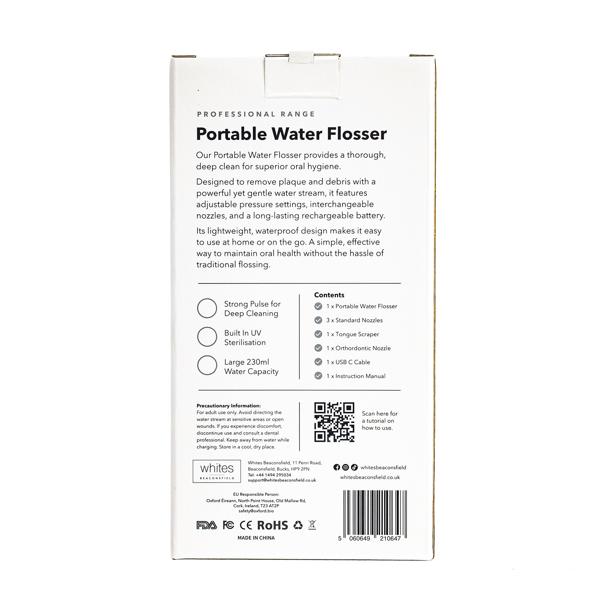 Portable Water Flosser