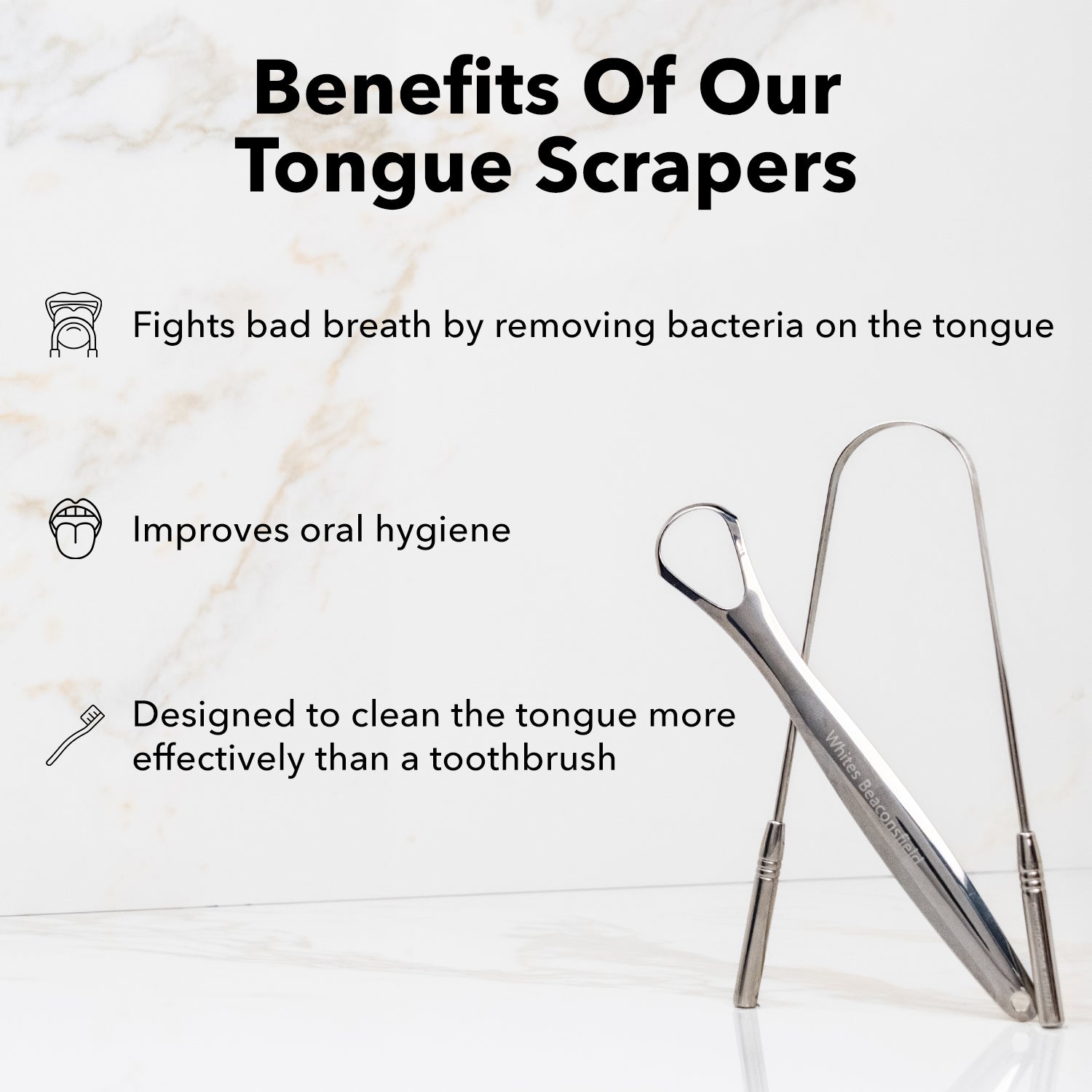 Stainless Steel Tongue Scraper