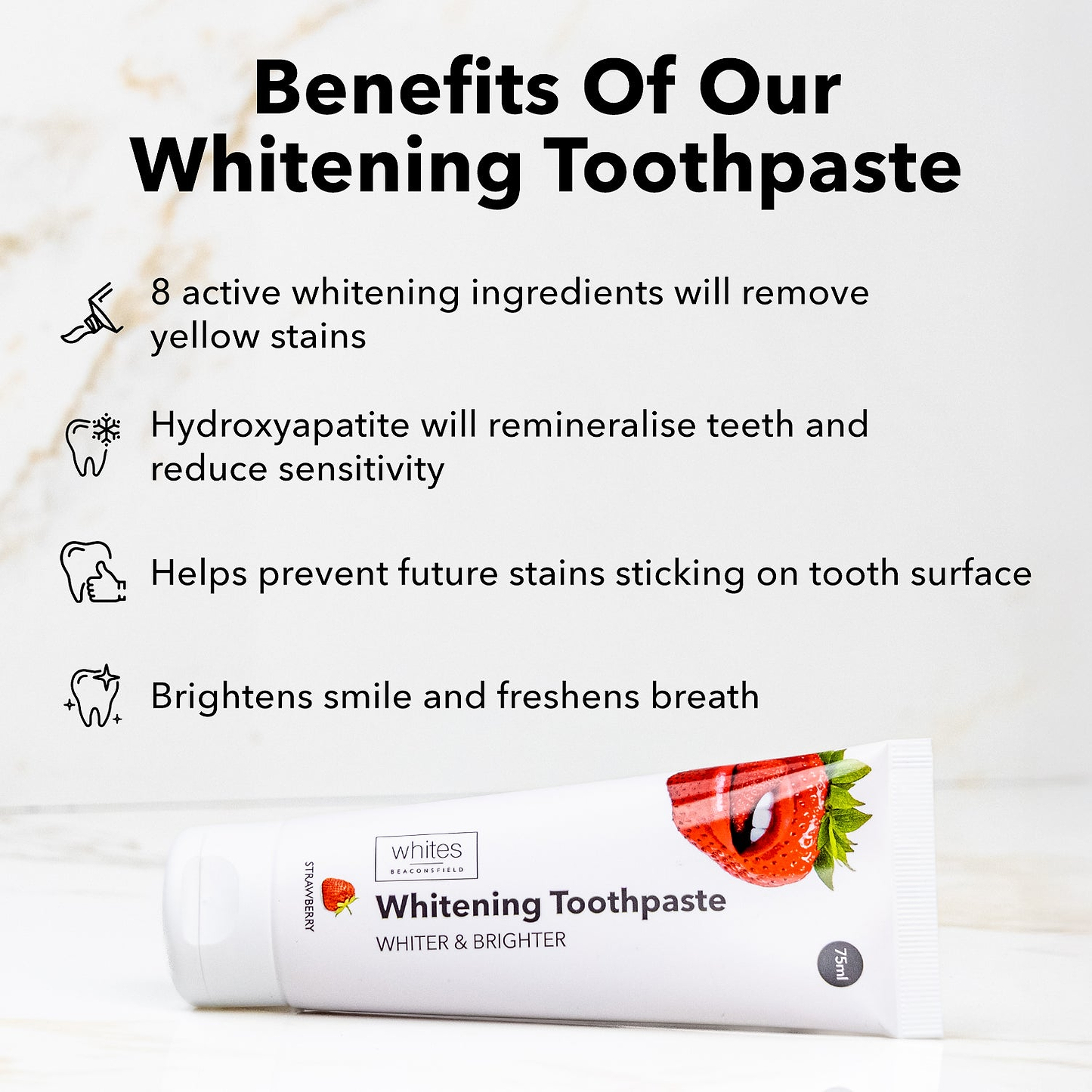 Teeth Whitening Toothpaste Strawberry