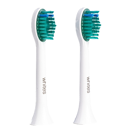 Replacement Toothbrush Heads - White - For New Brush Design Only