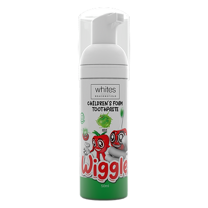 "Wiggle" Non-Fluoride Toothpaste Foam