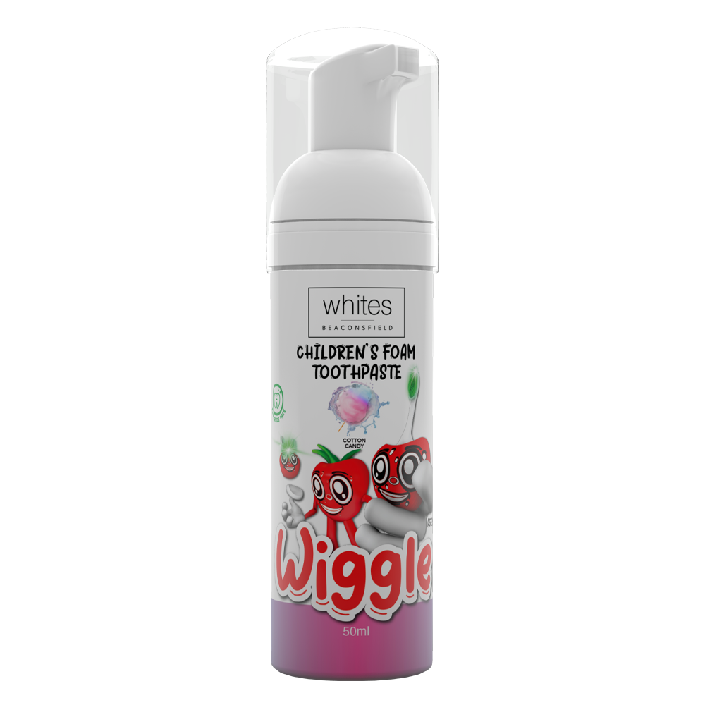 "Wiggle" Fluoride Toothpaste Foam