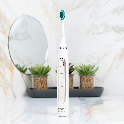 White Sonic Electric Toothbrush - New Design