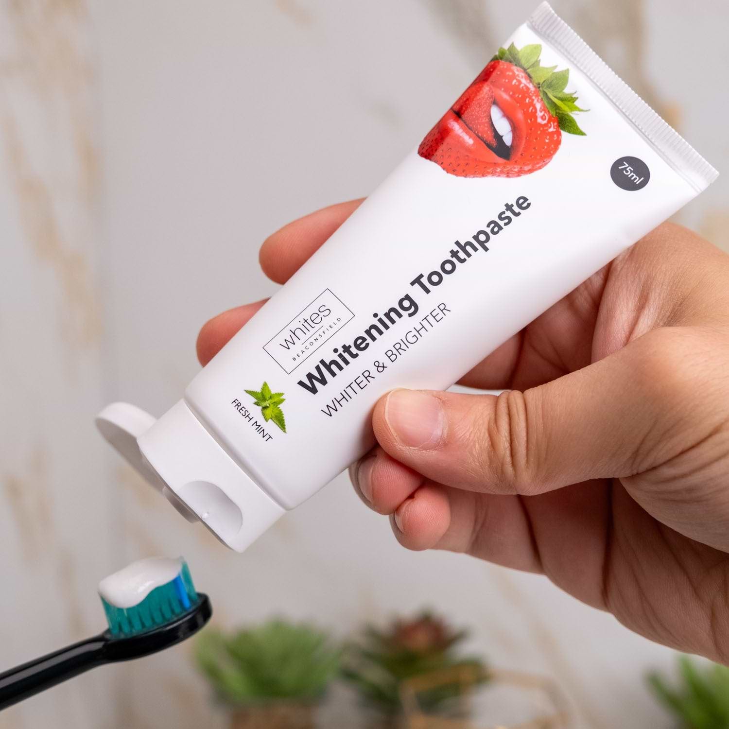 Fresh mint whitening toothpaste