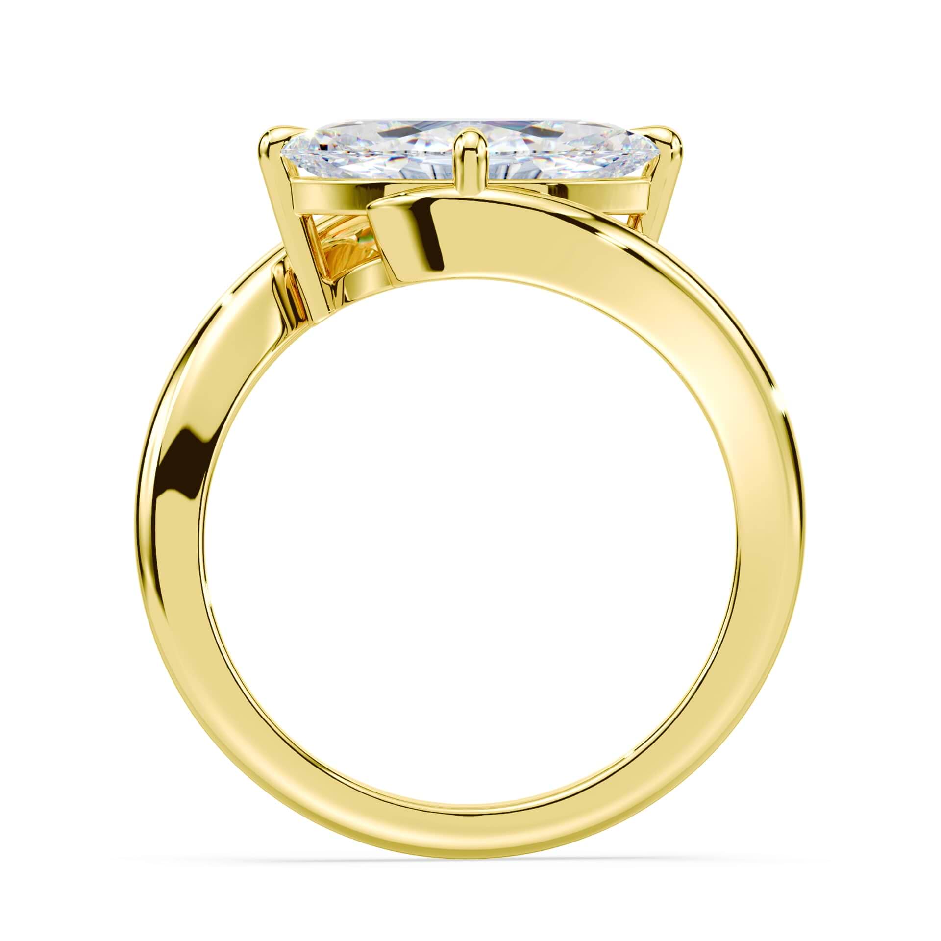 Marquise Bypass Ring