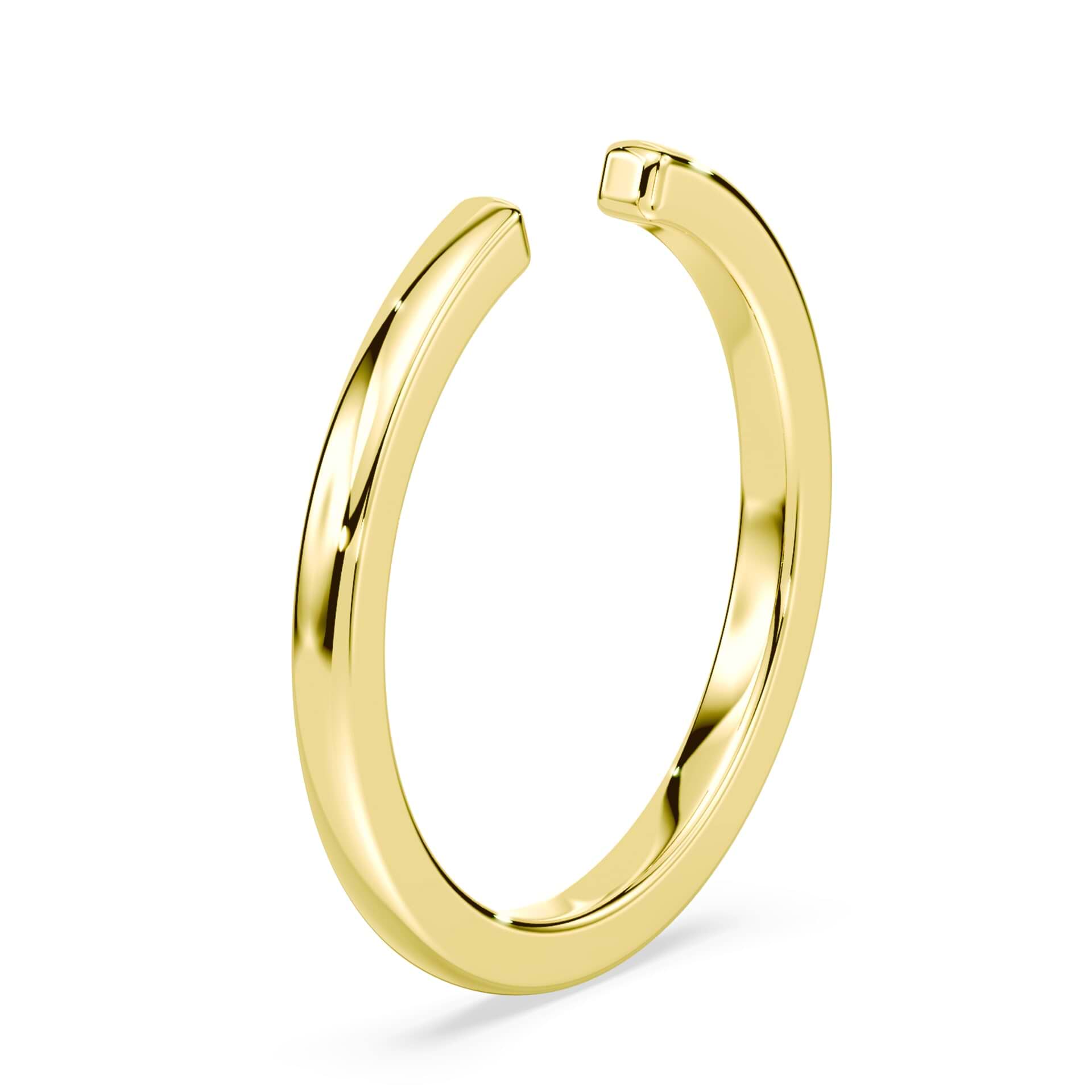 Open Band for Low Basket Engagement Rings