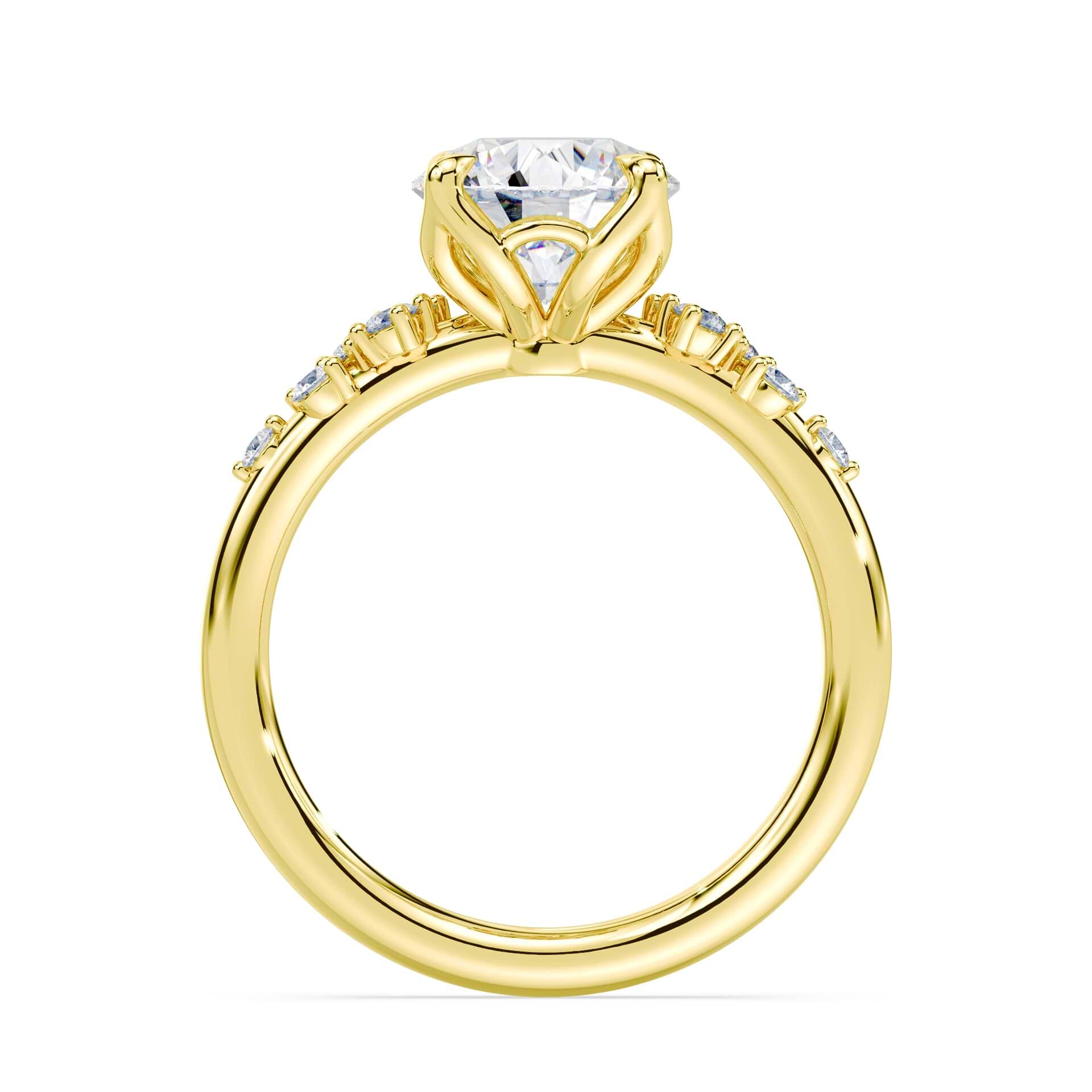 Petals Cluster Engagement Ring